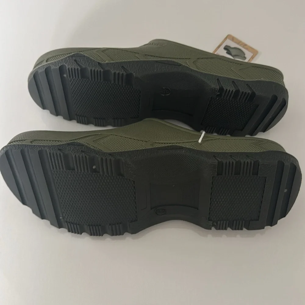 Garden Clogs Mens 11 12 Gardening Mules Shoes Gardenline Green